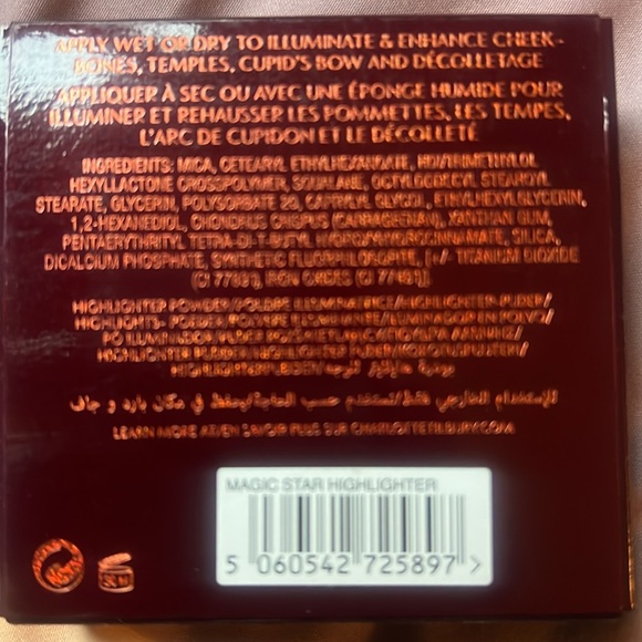 CHARLOTTE TILBURY CHARLOTTE'S MAGIC STAR
LIMITED EDITION HIGHLIGHTER - Picture 6 of 6